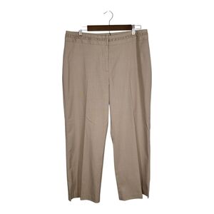 Bandolino Ankle Dress Pants Stretch Beige Khaki Womens Size 14 Comfort